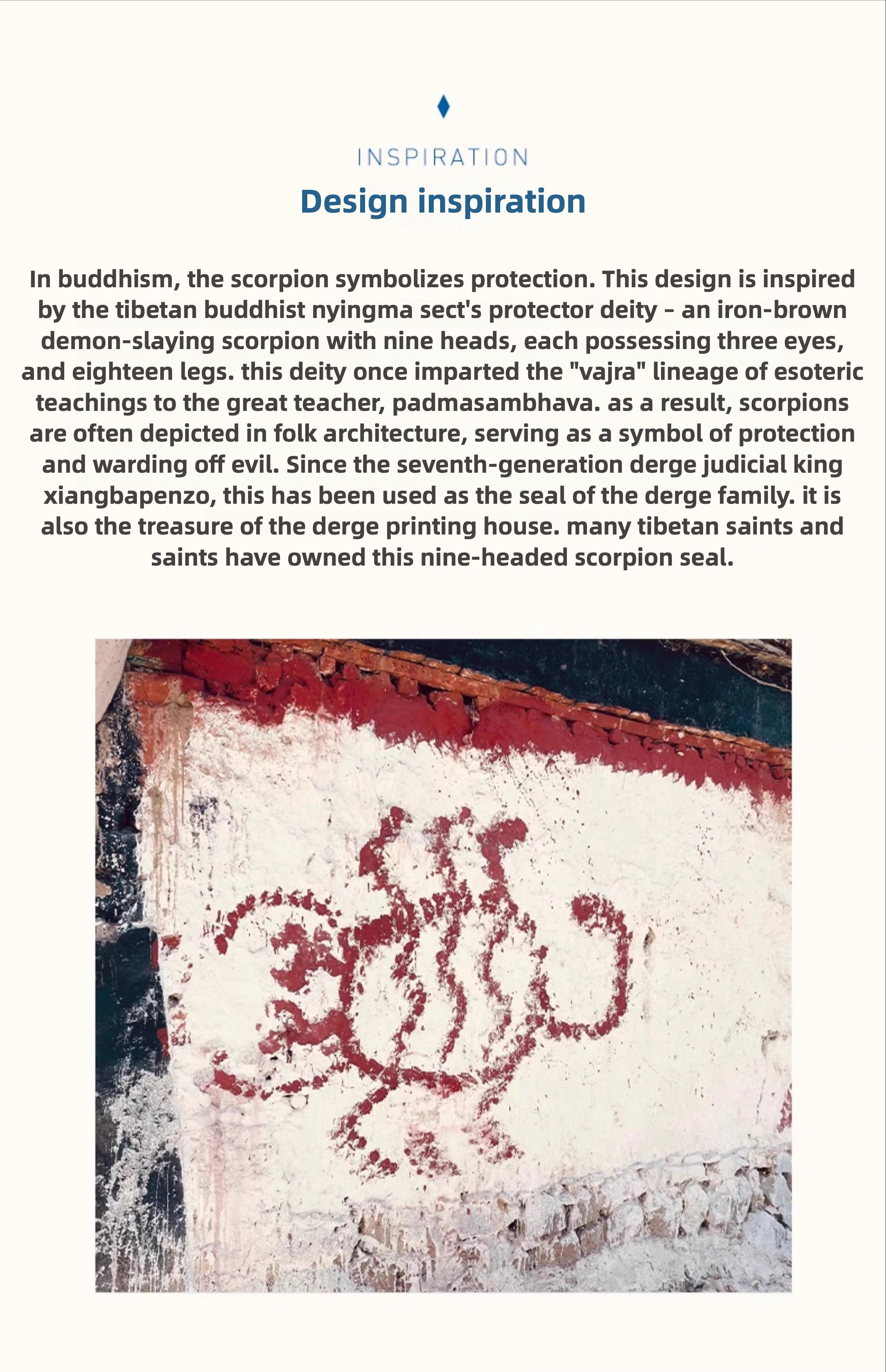 Korakailash Handmade Tibetan Nine-Headed Scorpion Ear Studs – 925 Sterling Silver Gilded Earrings (Luxury, Cultural Symbolism)