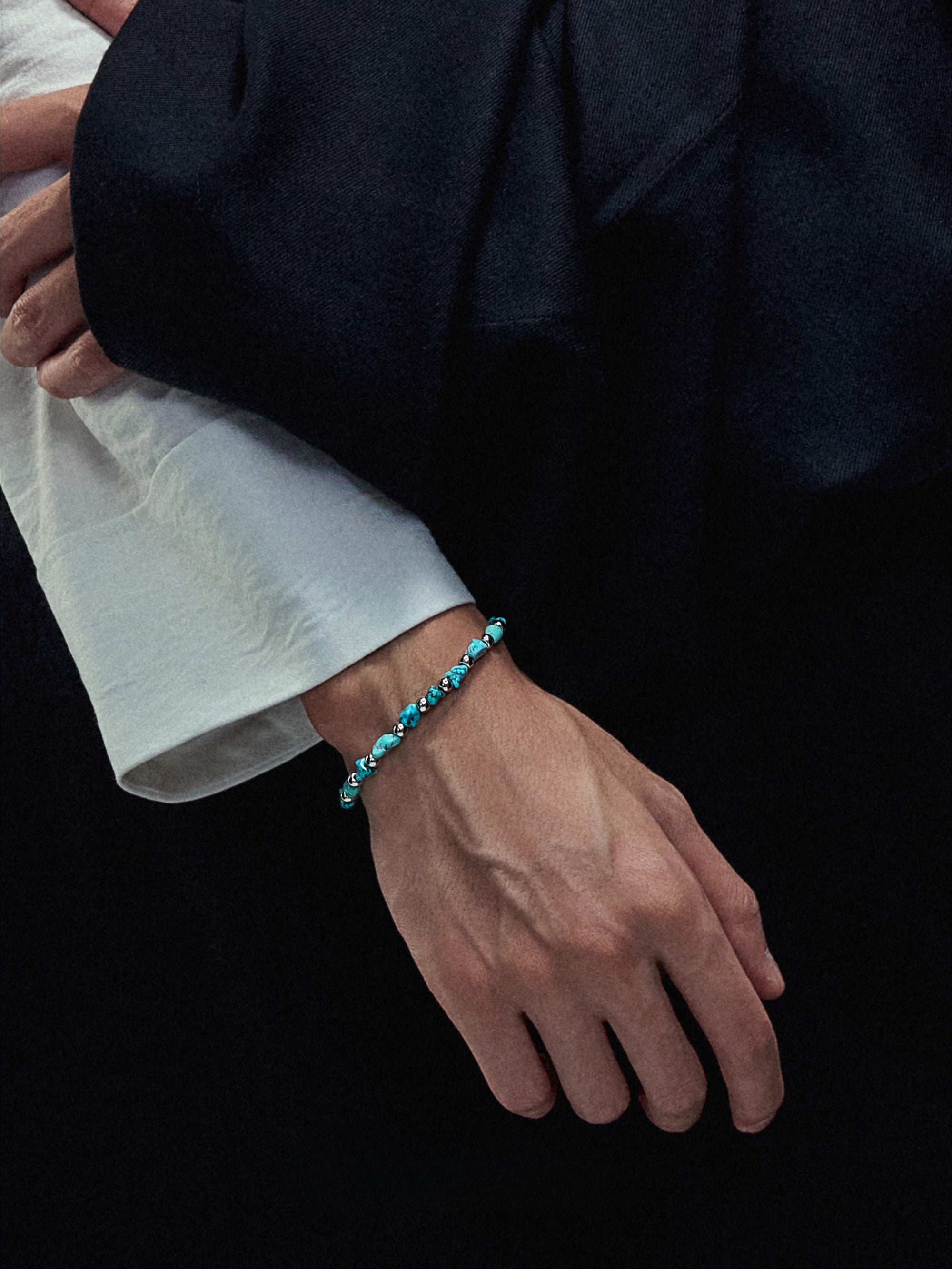 Korakailash Mount Kailash Post-Kora ClearKorakailash Mount Kailash Post-Kora Turquoise Bracelet – Handblessed Himalayan Gemstone Talisman for Daily Calm | Pilgrimage-Infused Spiritual Jewelry