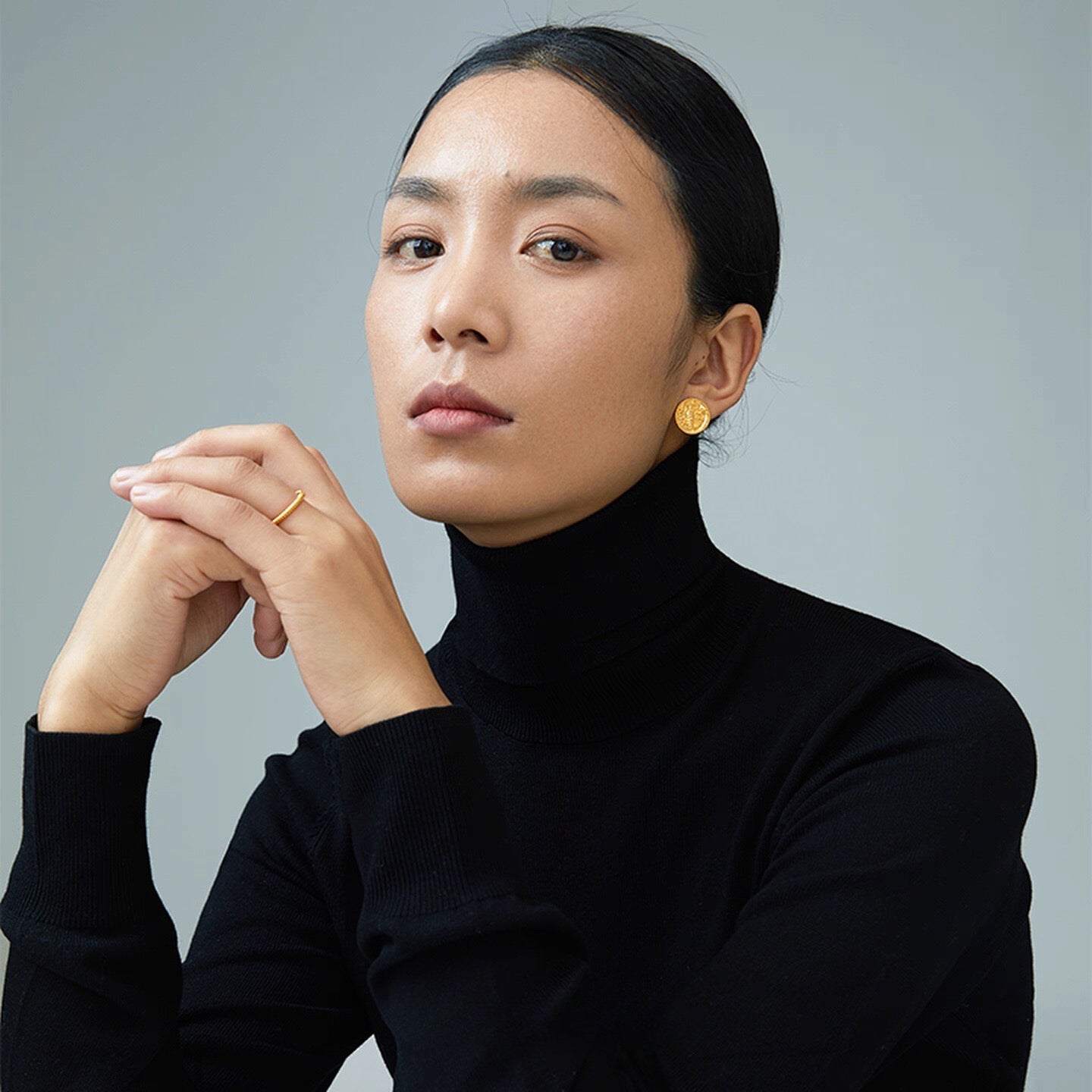 Korakailash Handmade Tibetan Nine-Headed Scorpion Ear Studs – 925 Sterling Silver Gilded Earrings (Luxury, Cultural Symbolism)