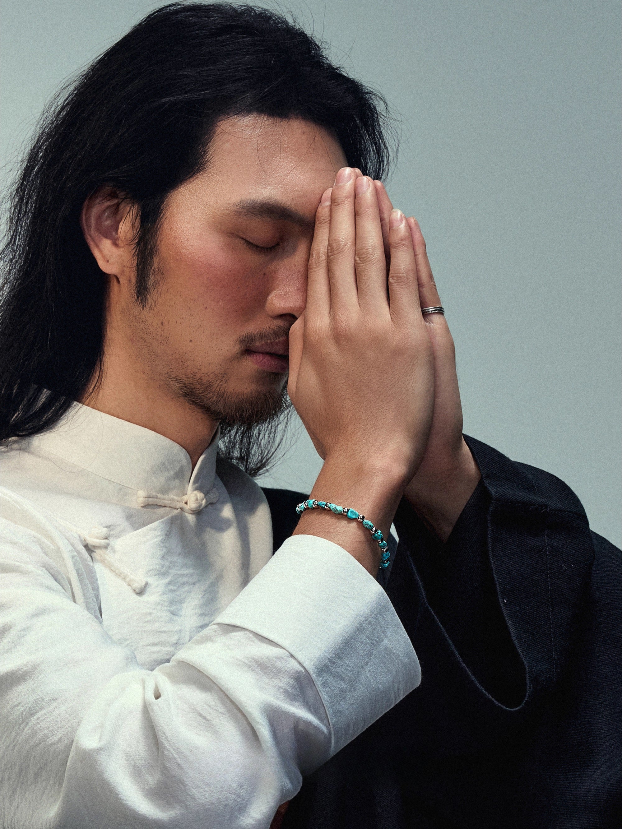 Korakailash Mount Kailash Post-Kora ClearKorakailash Mount Kailash Post-Kora Turquoise Bracelet – Handblessed Himalayan Gemstone Talisman for Daily Calm | Pilgrimage-Infused Spiritual Jewelry